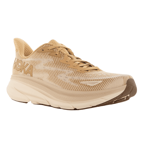 Hoka Men's Clifton 9 Running Sneakers in Wheat
