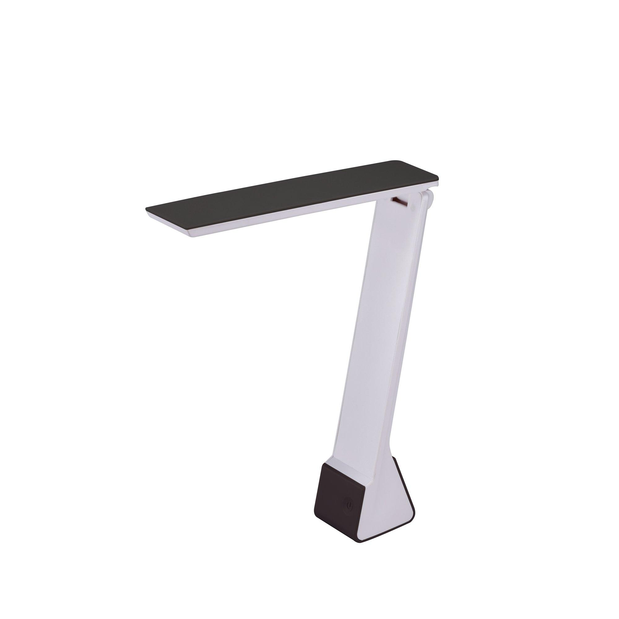 Bostitch Konnect Battery Powered LED Foldable Desk Lamp  Black