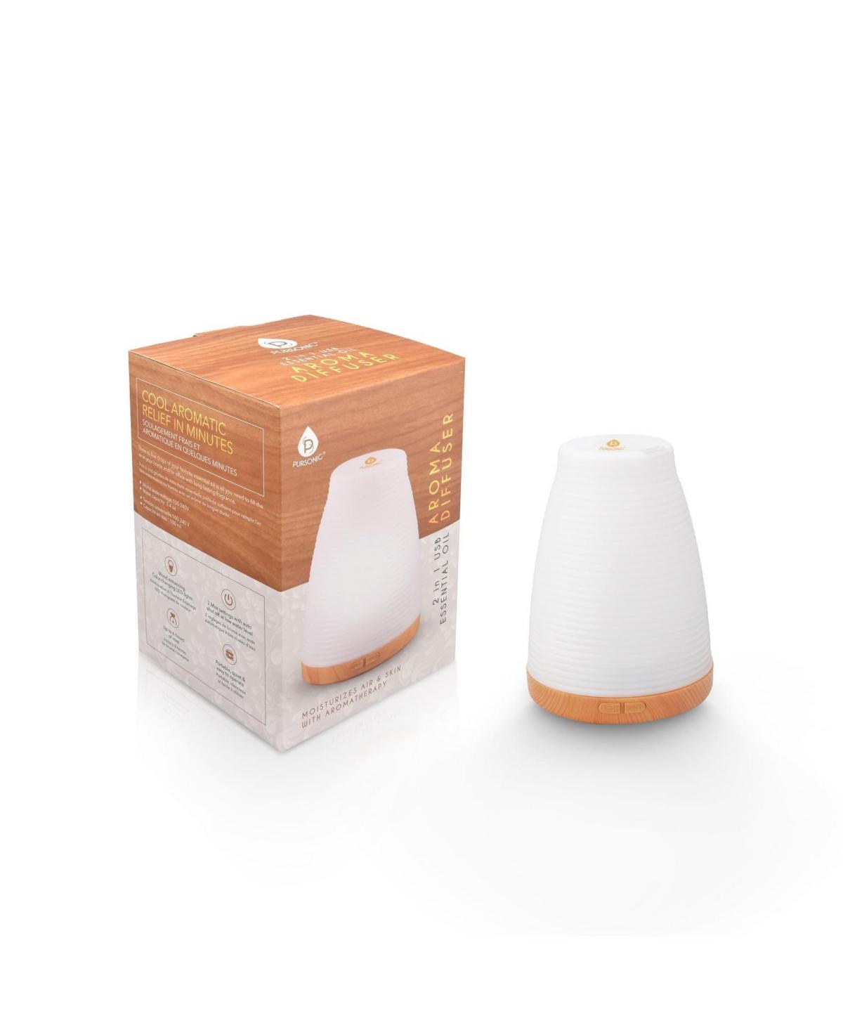 Pursonic Essential Oil Usb Diffuser for Aromatherapy and Home Decor