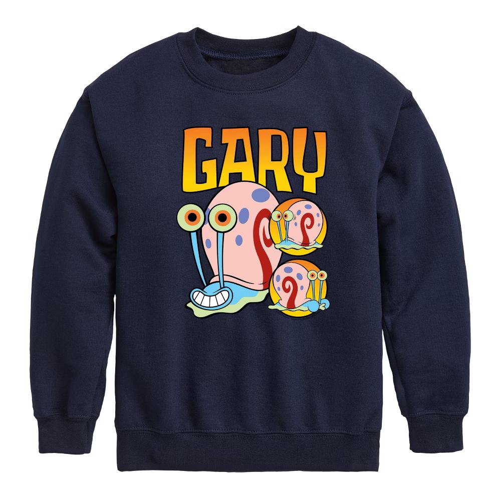 SpongeBob SquarePants Gary The Snail Graphic Long Sleeve Fleece Sweatshirt
