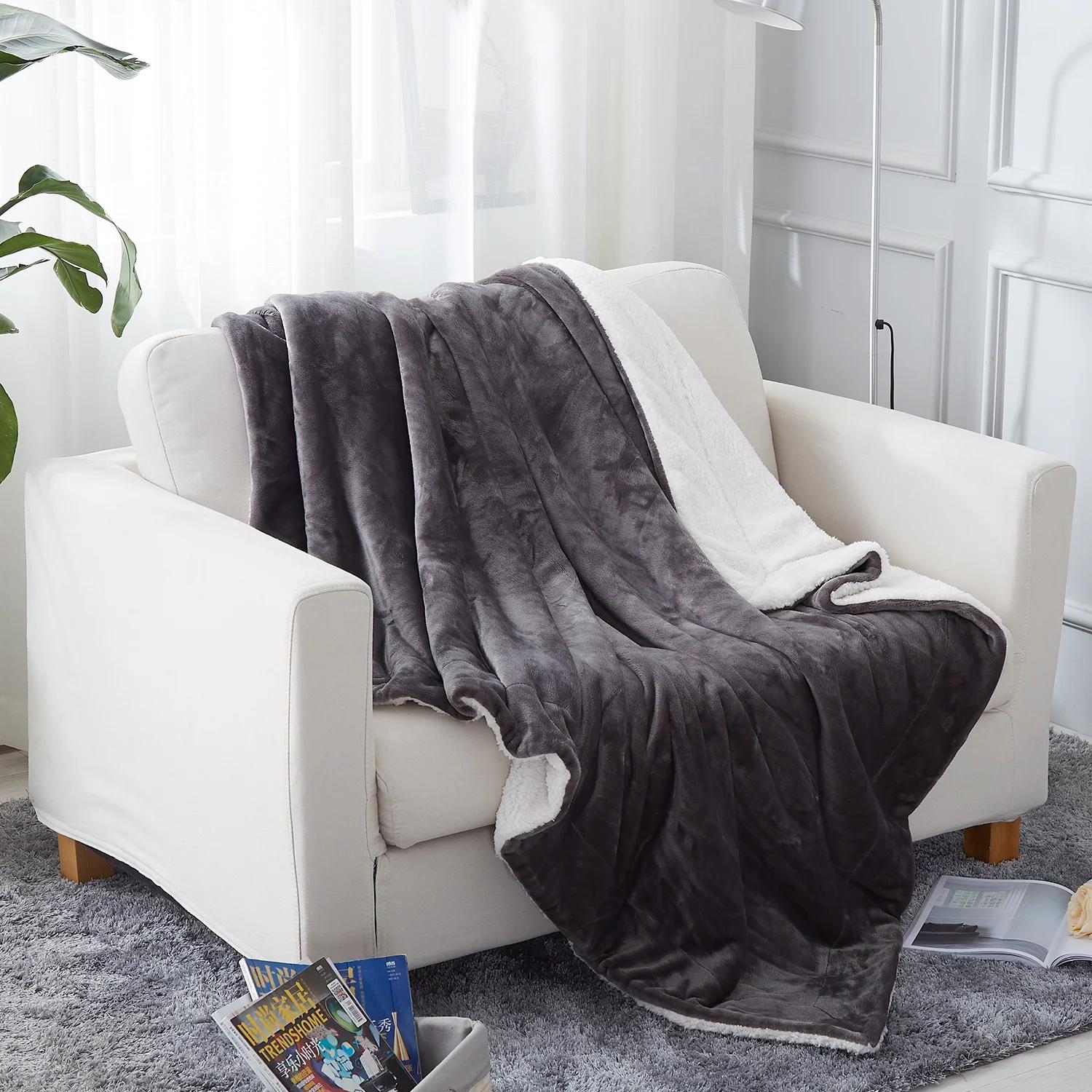 JML Sherpa Throw Blanket