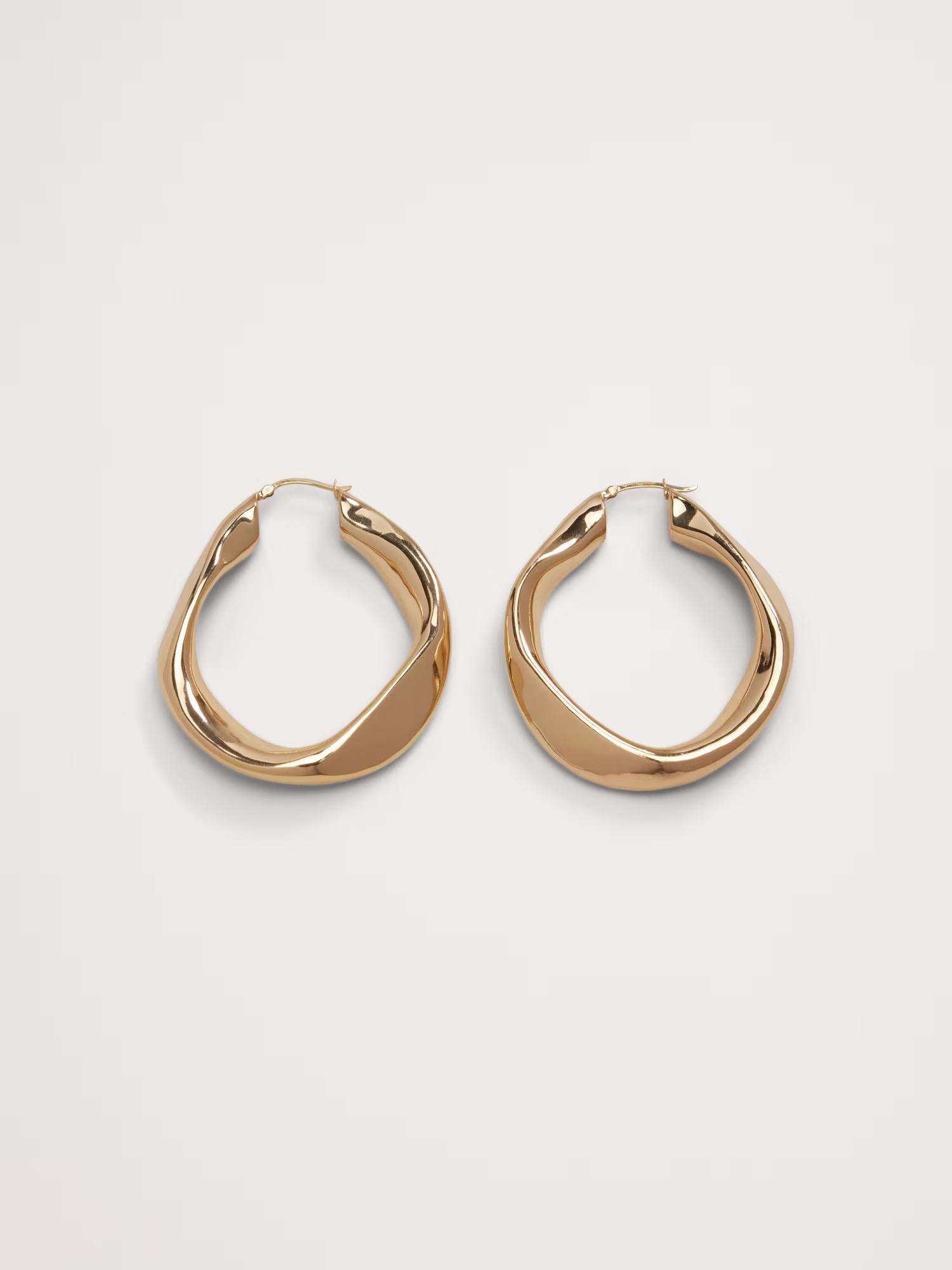 Clio Hoop Earrings Aureus + Argent