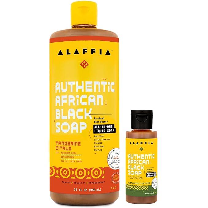 Alaffia Authentic African Black Soap Variety 2-Pack