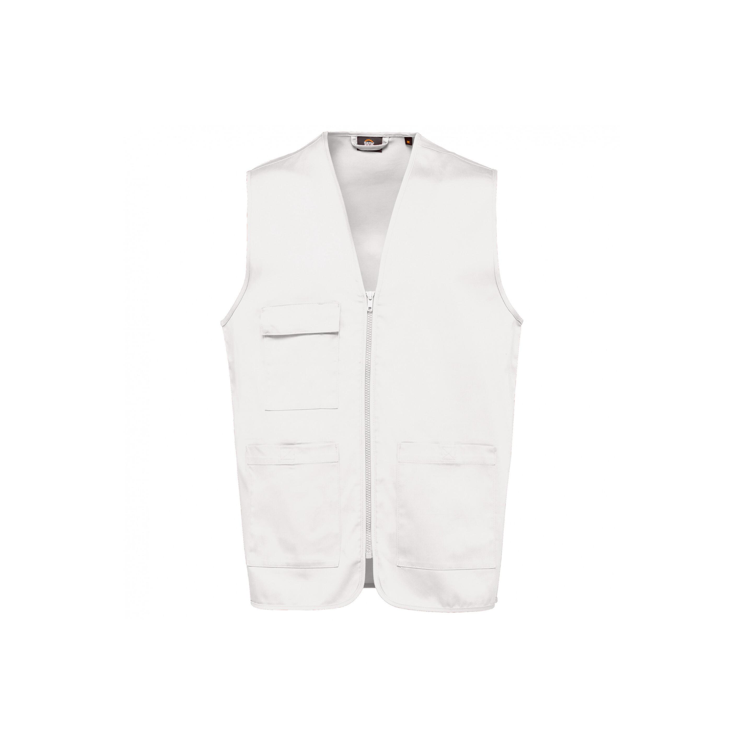 Multi-pocket polycotton vest