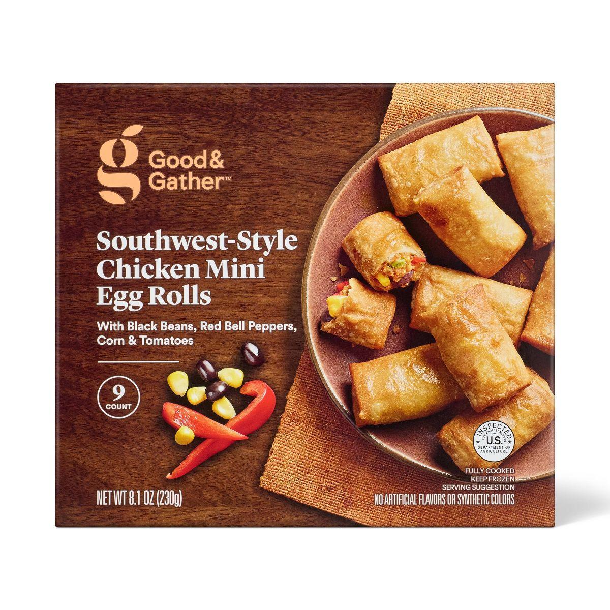 Frozen Southwest Chicken Mini Egg Rolls - 8.1oz/9ct - Good & Gather™