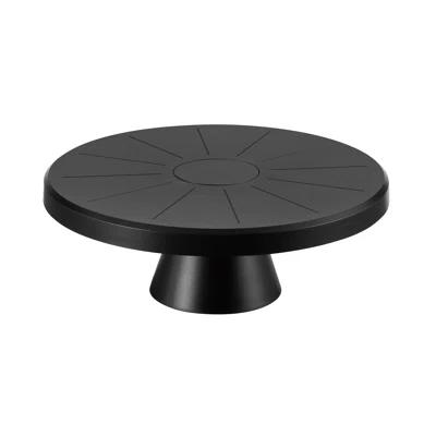 Yamazaki Home Plastic 9" Round, Stackable Cake And Dessert Stand, Plastic, Stackable