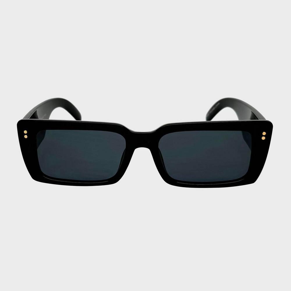 Plastic Chunky Rectangle Sunglasses - Wild Fable™ Black