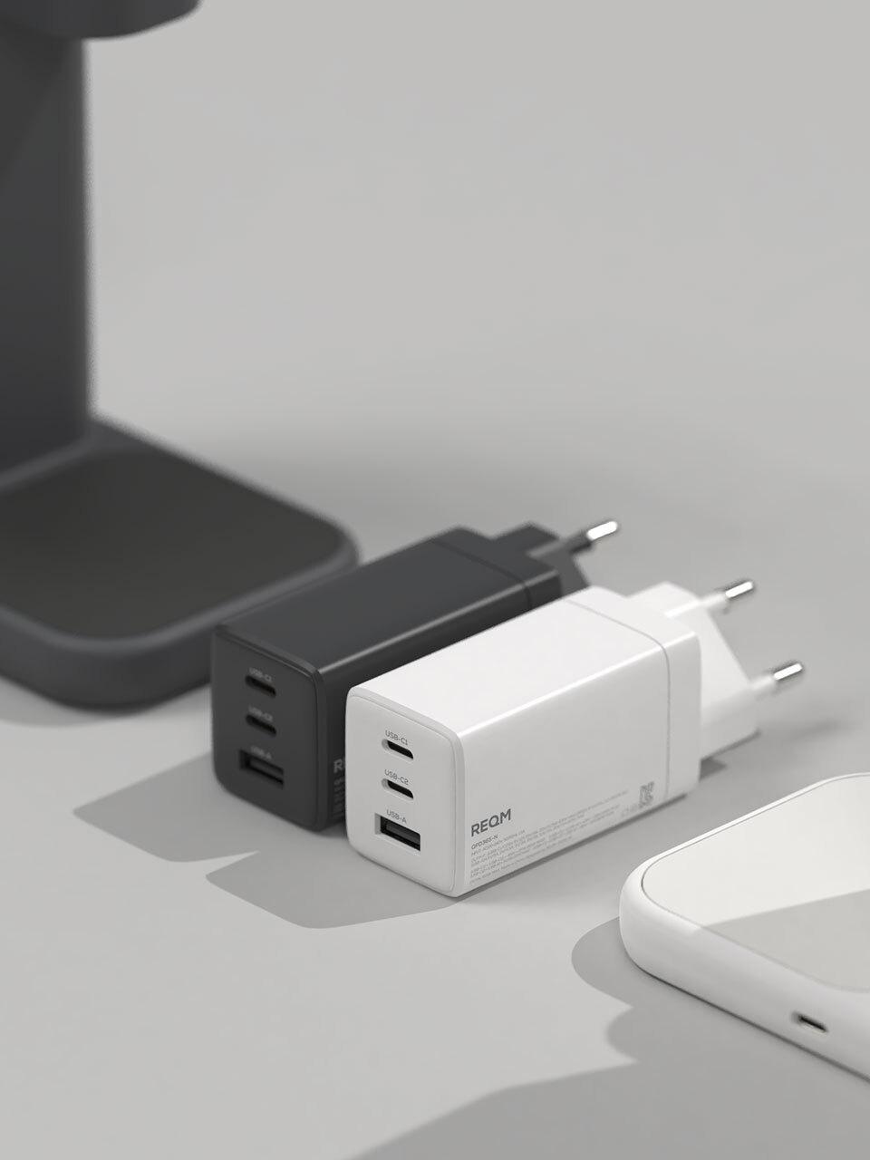 65W 3-Port Fast Multi Mini Charger