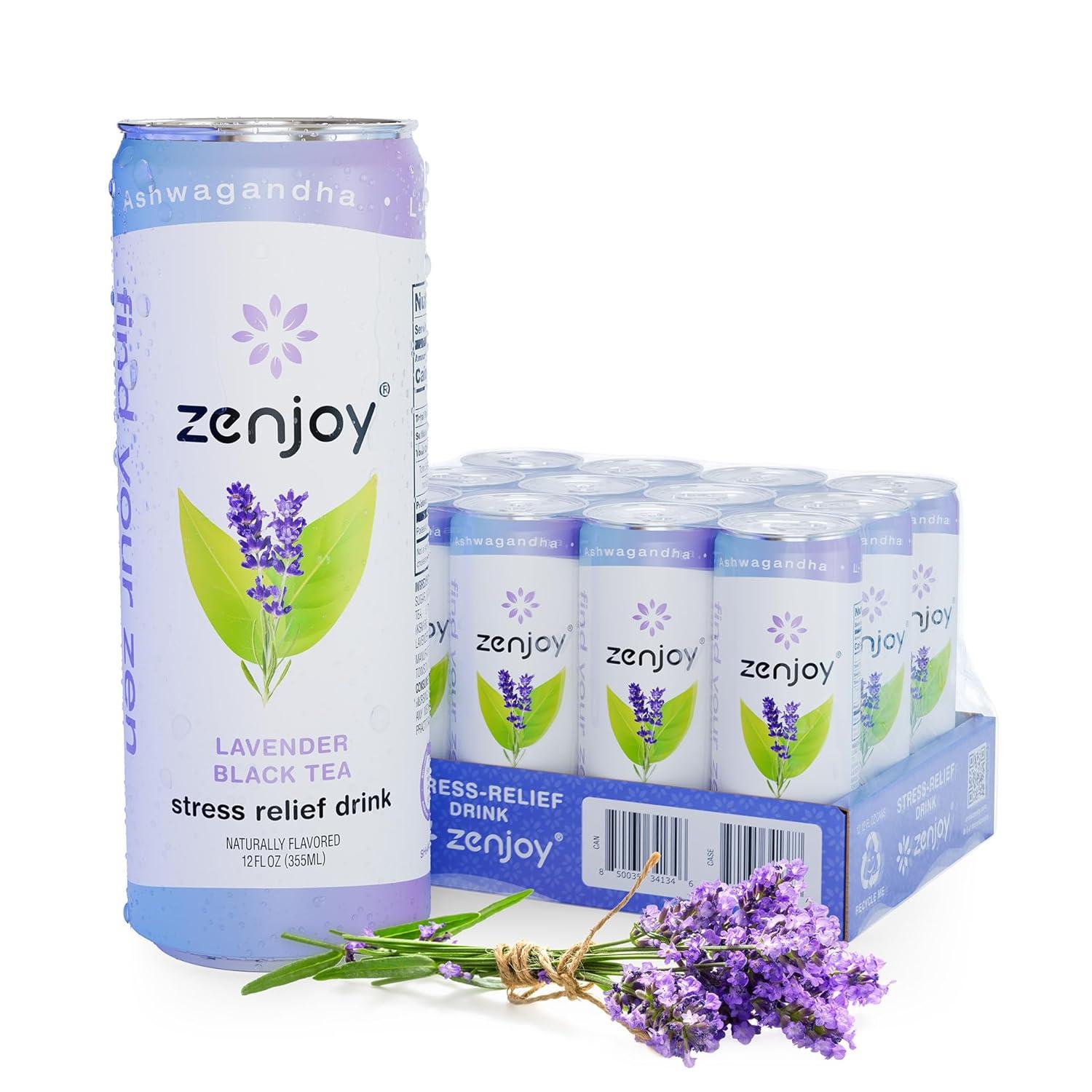 Zenjoy Stress Relief Drink, Calming Black Tea