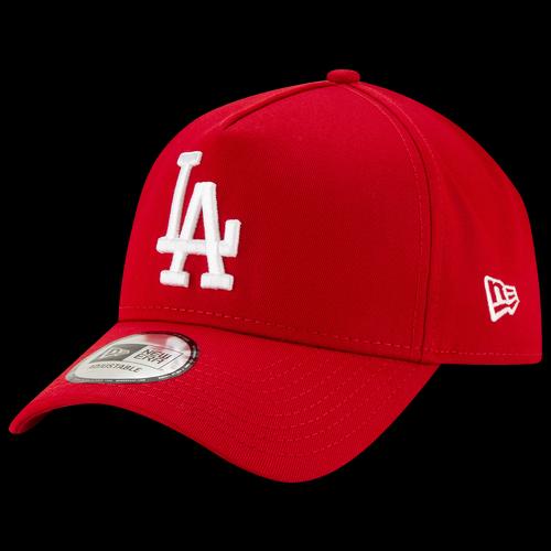 New Era Mens Los Angeles Dodgers New Era Dodgers 9Forty A Frame Cap - Mens Red/White Size One Size