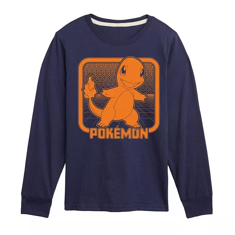 Pokemon Retro Charmander Long Sleeve
