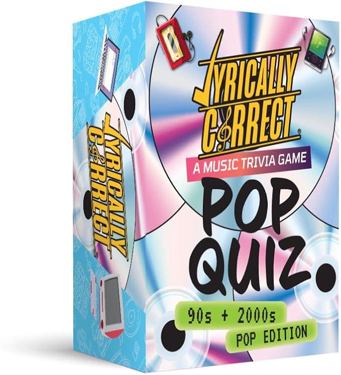 Lyrically Correct '90s & 2000s Pop Music Trivia Card Game for Friends
