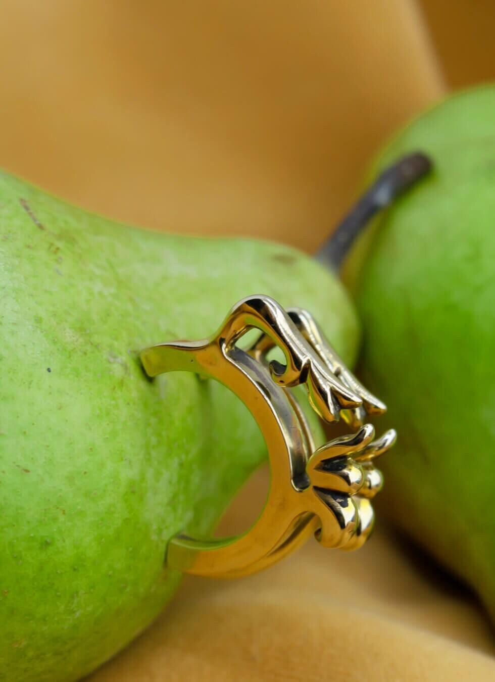 Sculptural Hoops in Gold With Sterling Silver Ear Post - Gold Hoop Earrings Made Solid Bronze